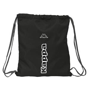 Rucksacktasche Mit Bändern Kappa Black Schwarz (35 X 40 X 1 Cm)