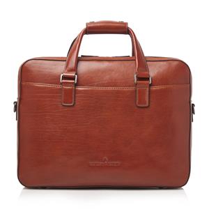Castelijn & Beerens Gaucho Ted Laptop Bag 15.6''-Cognac
