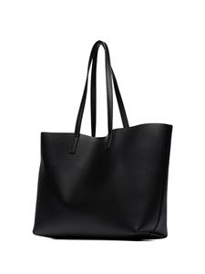 Saint Laurent large black leather shopper tote bag - Zwart