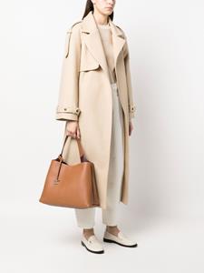 Tod's Leren shopper - Bruin