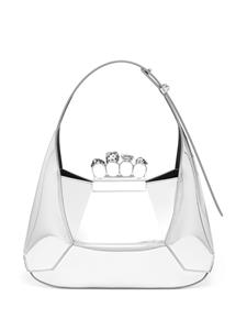 Alexander McQueen Hobo schoudertas met sieraden - Zilver