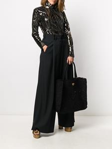 Dolce & Gabbana Beatrice draagtas met kant - Zwart