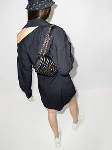 Moschino Gewatteerde schoudertas - Zwart