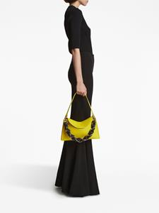 Proenza Schouler contrast braided-strap shoulder bag - Geel