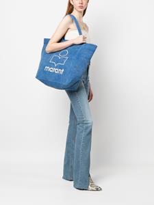 ISABEL MARANT Shopper met logoprint - Blauw
