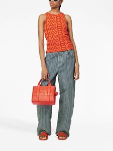 Marc Jacobs The Leather Tote kleine shopper - Oranje