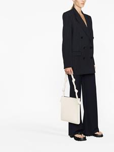 Jil Sander Tangle leren shopper - Wit