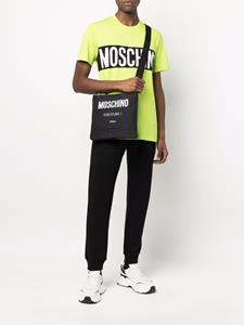 Moschino Messengertas met logoprint - Zwart