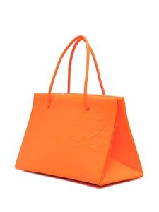 Medea Shopper met logoprint - Oranje