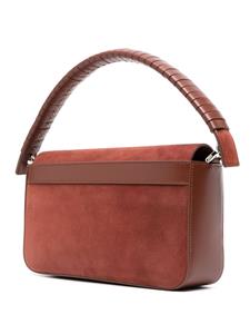 Casadei C-Chain leather shoulder bag - Bruin