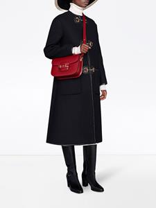 Gucci 1955 Horsebit schoudertas met detail - Rood