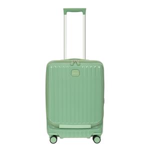 Bric's Positano Cabin Trolley 55 with Pocket sage green Harde Koffer