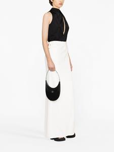 Coperni Ring Swipe leather shoulder bag - Zwart