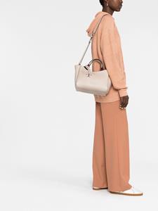 Tod's Shopper met logoplakkaat - Grijs