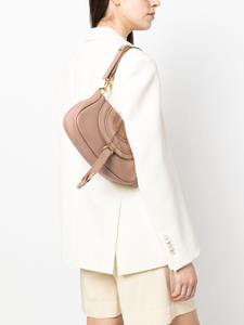 Chloé Marcie leather shoulder bag - Roze