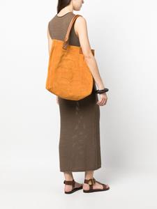 ISABEL MARANT medium Yenky logo-embroidered tote bag - Oranje