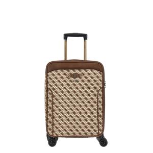 Guess Izzy 18 In 8-Wheeler brown logo Handbagage koffer