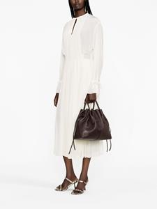 Tod's small Di drawstring leather tote bag - Bruin