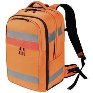Dicota Warnschutz Notebook Rucksack Hi-Vis 32-38 Liter Passend für maximal: 43,9cm (17,3 ) Orange