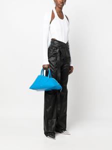 The Attico 24H leather tote bag - Blauw