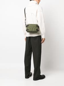 Alexander McQueen The Harness quilted camera bag - Groen
