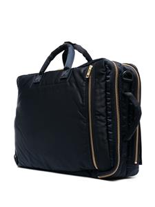 Porter-Yoshida & Co. Tanker 3Way zipped laptop bag - Blauw