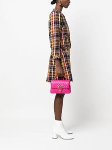 PINKO mini Lady Love leather shoulder bag - Roze