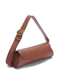 Jil Sander small Cannolo shoulder bag - Bruin