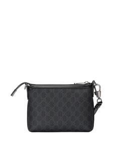 Gucci GG-canvas messenger bag - Zwart