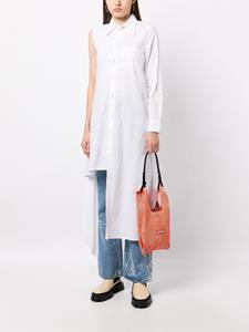 LASTFRAME Ichimatsu Market knitted shoulder bag - Oranje