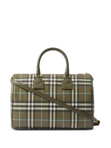 Burberry Geruite bowlingtas - Groen