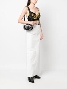 Versace buckle-detail shoulder bag - Zwart
