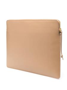 By Malene Birger Aya recycled-leather laptop bag - Beige