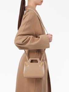 Ferragamo mini Wanda leather tote bag - Beige