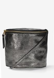 freddelabretoniere Crossbody Tas Marianneke Metallic Zwart