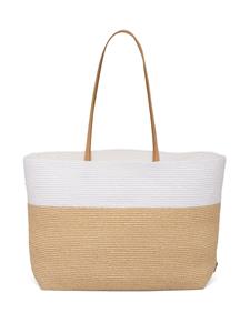 Prada Raffia schoudertas - Wit