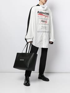 Balenciaga Shopper met logoprint - Zwart