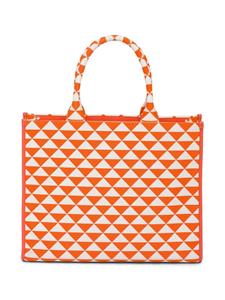 Prada Shopper met borduurwerk - Oranje