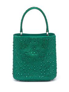 Prada Panier shopper verfraaid met kristallen - Groen