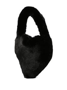 Blumarine heart-shape shoulder bag - Zwart