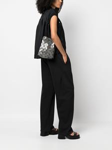 Bao Bao Issey Miyake geometric-design drawstring shoulder bag - Zilver