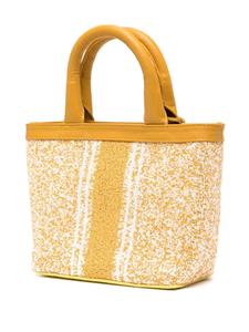 DE SIENA SHOES Ibiza bead-embellished tote bag - Geel