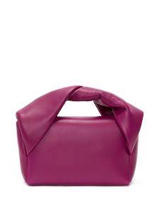 JW Anderson medium Twister leather shoulder bag - Paars