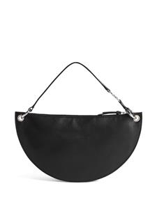 Dsquared2 curved leather tote bag - Zwart