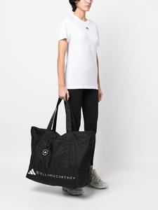 Adidas by Stella McCartney Shopper met logoprint - Zwart