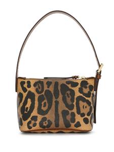 Dolce & Gabbana Schoudertas met luipaardprint - Beige