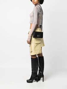 Off-White Arrows-motif leather cross-body bag - Zwart