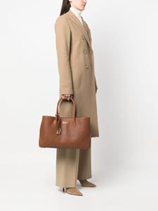 Aspinal Of London London weave leather tote bag - Bruin