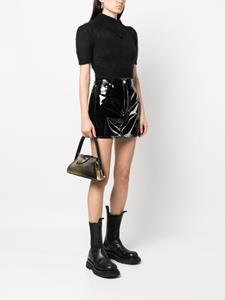 Gcds small Comma holographic faux-leather tote bag - Groen