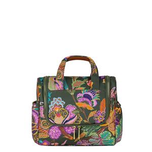 Oilily Cathy Travel Kit With Hook young sits forrest green